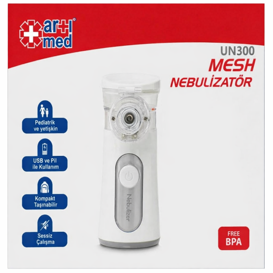 Artımed Mesh Taşınabilir Nebulizatör UN 300